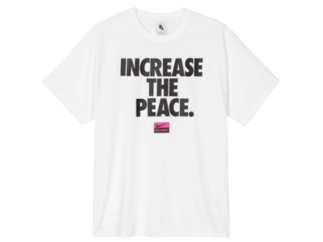 Nike Nike x Stussy Increase The Peace Tee White