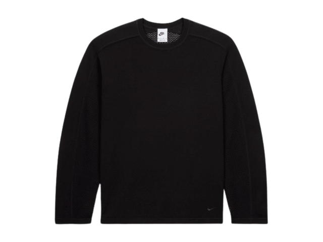 Nike Nike x Stussy Long Sleeve Knit Jersey Black (SS24) - view 1