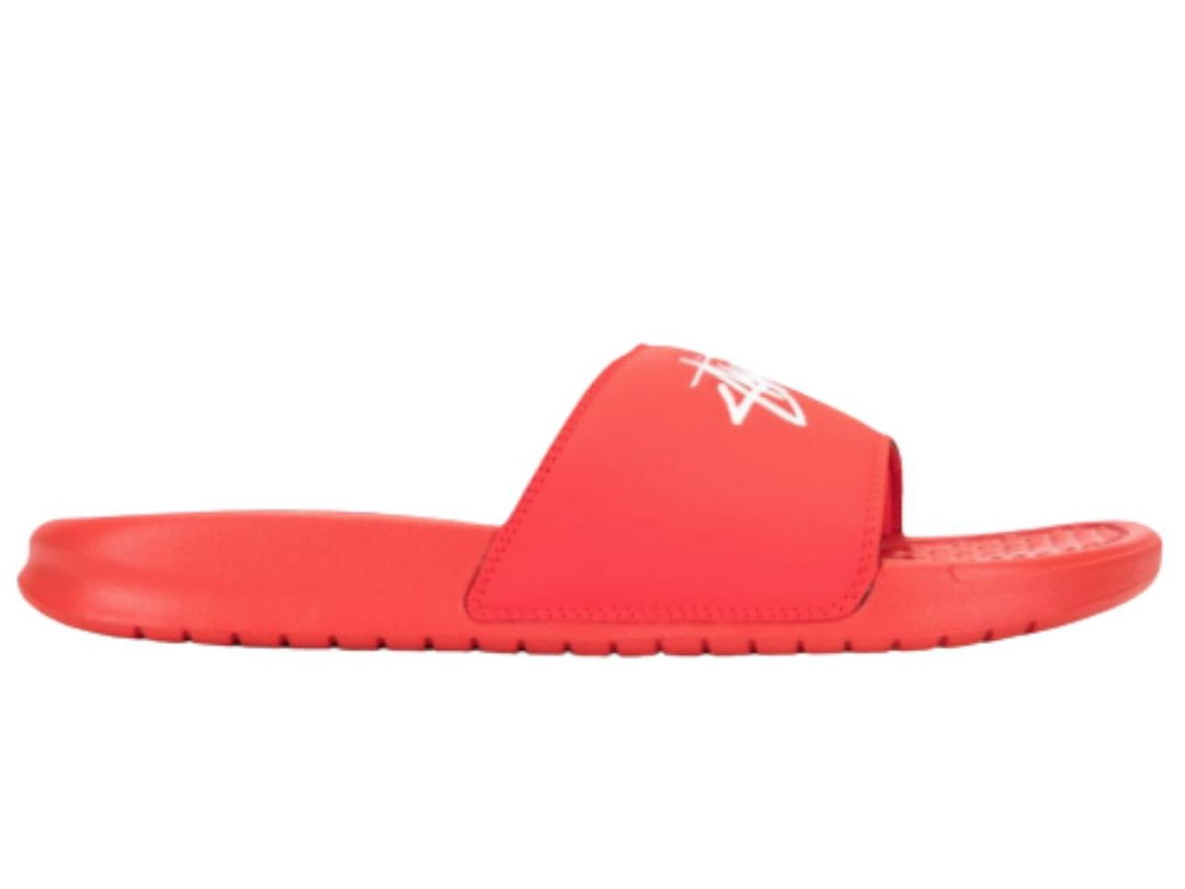 Nike Nike x Stussy SLIDE SANDALS (OFF NOIR) Red