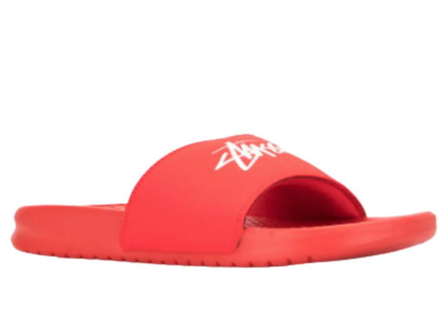 Nike Nike x Stussy SLIDE SANDALS (OFF NOIR) Red - view 2
