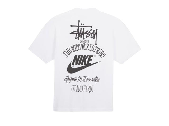 Nike Nike x Stussy The Wide World Tribe T-Shirt (Asia Sizing) White - view 2
