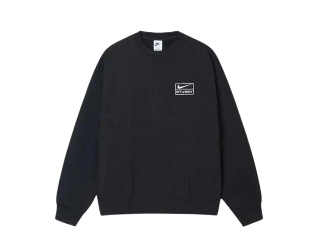 Nike Nike x Stussy Wash Crew Fleece Black (Asia Sizing) - view 1
