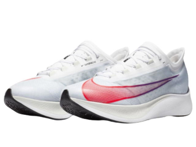 Nike Nike Zoom Fly 3 'White Multi' Marathon Running - view 3