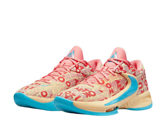Nike Nike Zoom Freak 4 Letter Bros Coral - view 3