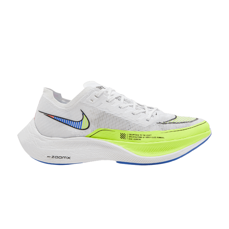 Nike Nike ZoomX Vaporfly Next% 2 White Volt Racer Blue