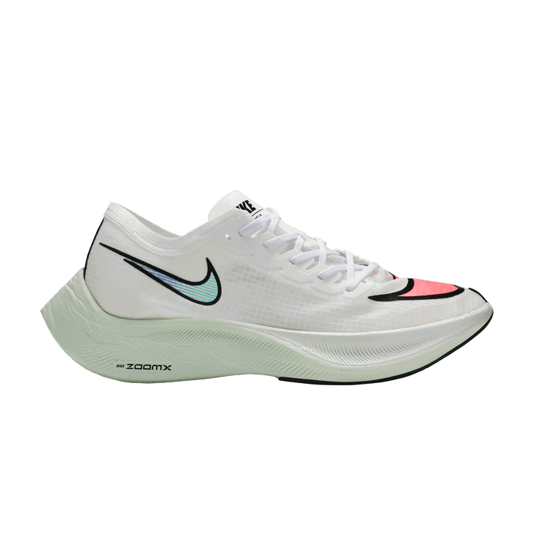 Nike Nike ZoomX Vaporfly Next% White Hyper Jade Flash Crimson