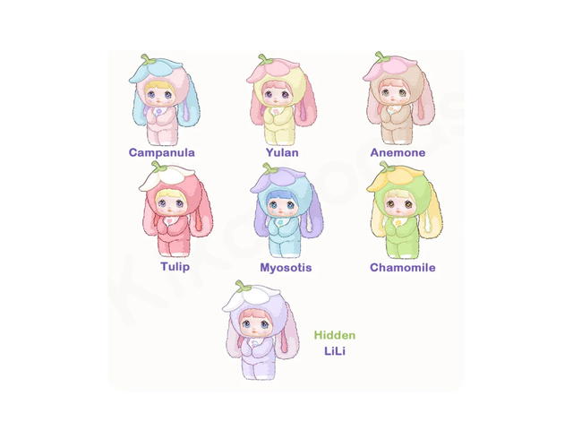 Nommi Nommi Garden Rabbit Series Plush Blind Box Single Box - view 2