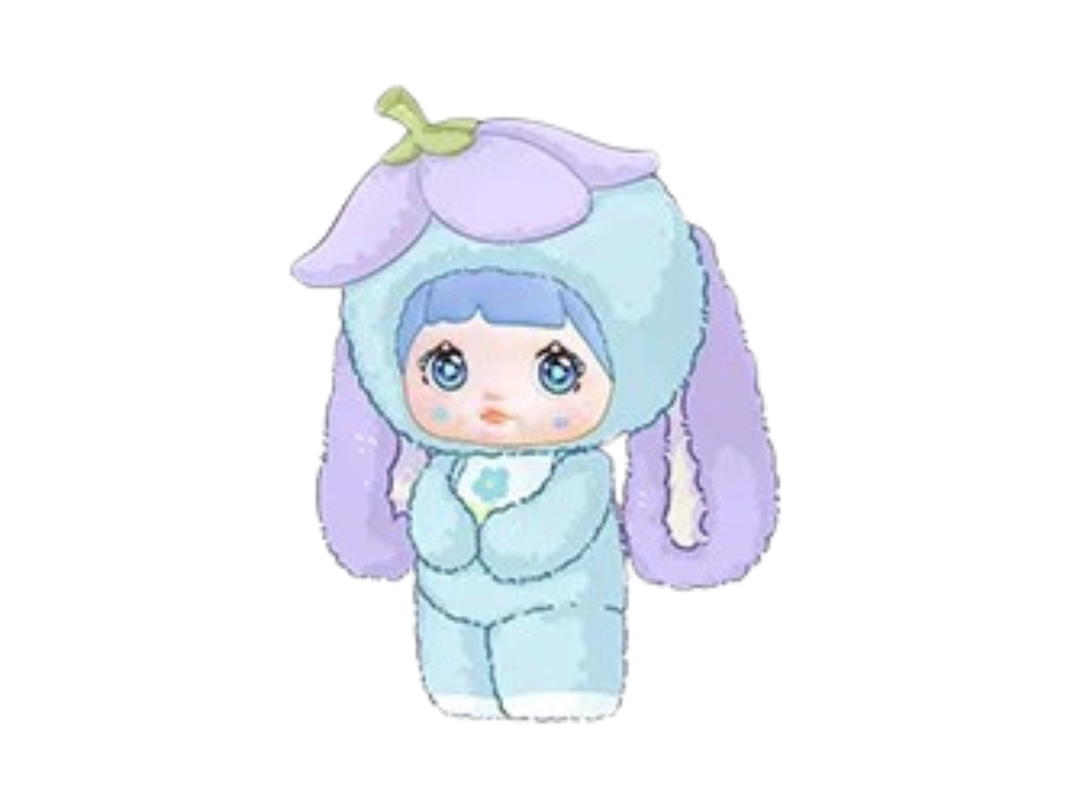 Nommi (เช็คการ์ด) Nommi Myosotis (Nommi Garden Rabbit Series Plush Blind Box)