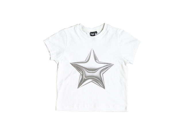 NWL NWL 05 StarCrack Baby Tee White - view 1
