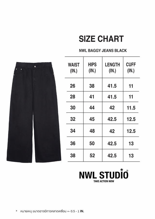 NWL  NWL24 Nightmare 09 Baggy Pant Black - view 4