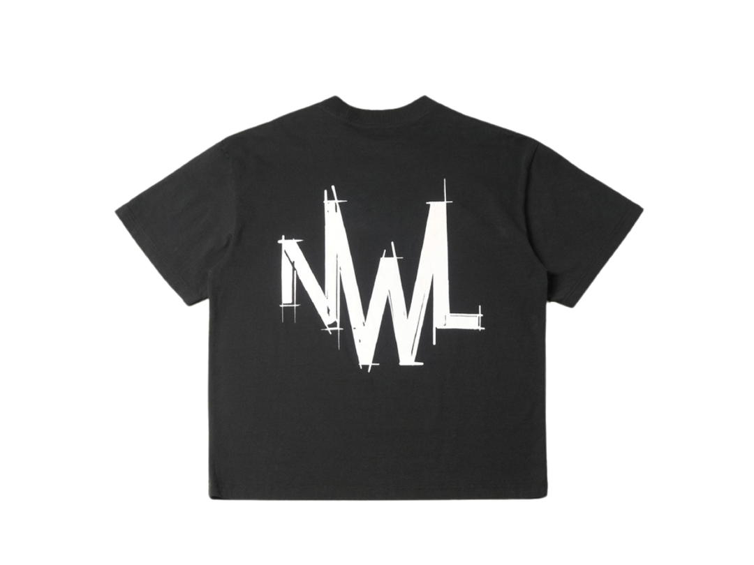 NWL  NWL24 Stonewear 02 Boxy T-Shirt Black Stone DYED