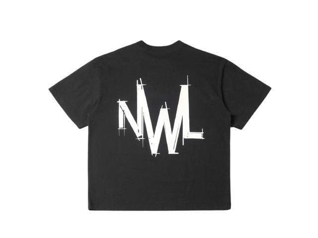 NWL  NWL24 Stonewear 02 Boxy T-Shirt Black Stone DYED - view 1