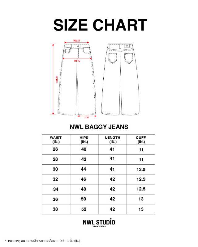 NWL  RR03 Raw Denim Baggy - view 6