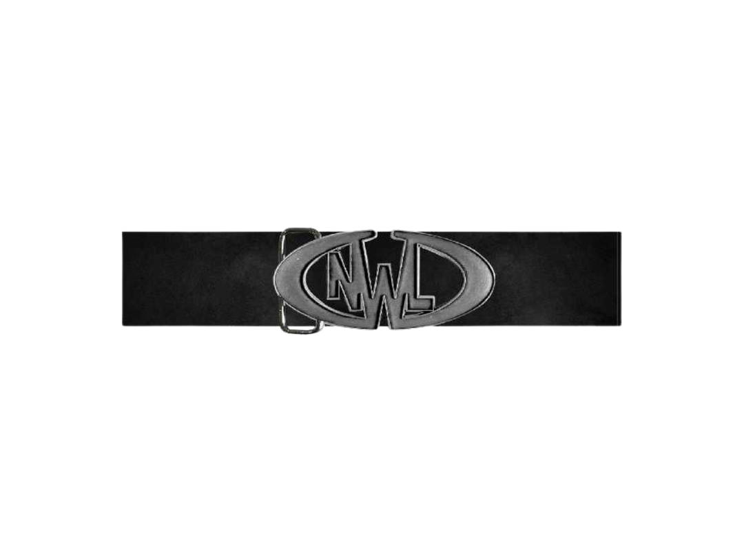 NWL RR06 Logo Belt Matte Silver