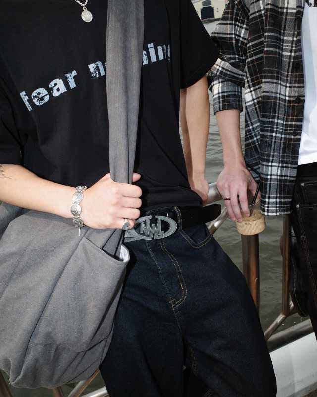 NWL RR06 Logo Belt Matte Silver - view 5