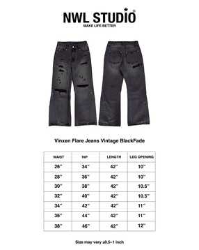 NWL NWL  Vixen Flare Jeans Vintage BlackFade - view 2