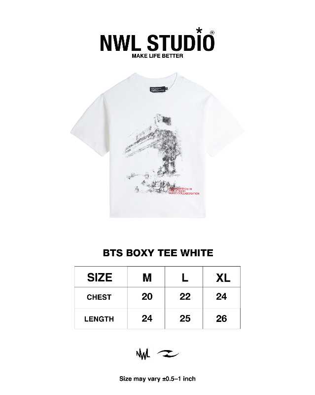 NWL NWL BTS Boxy Tee White - view 2