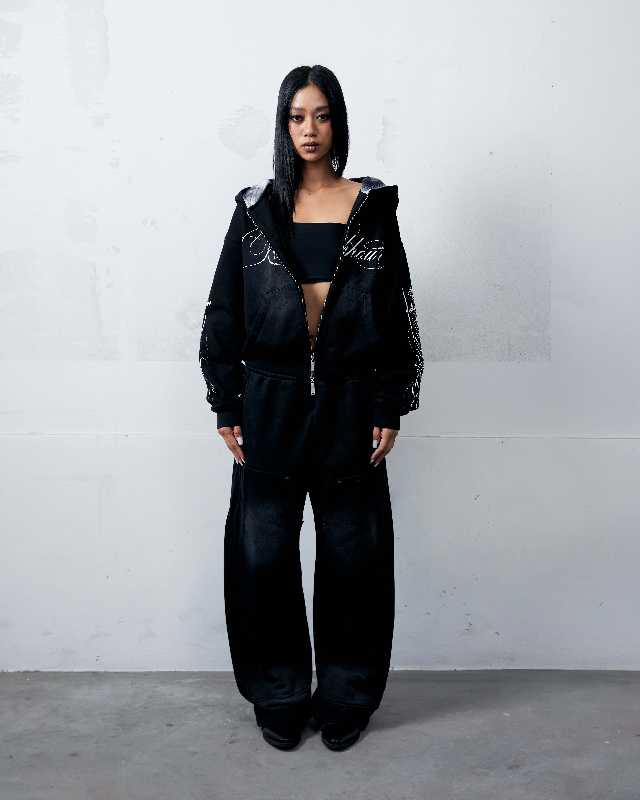 NWL NWL Double Knee Sweat Pant Black Fade - view 4