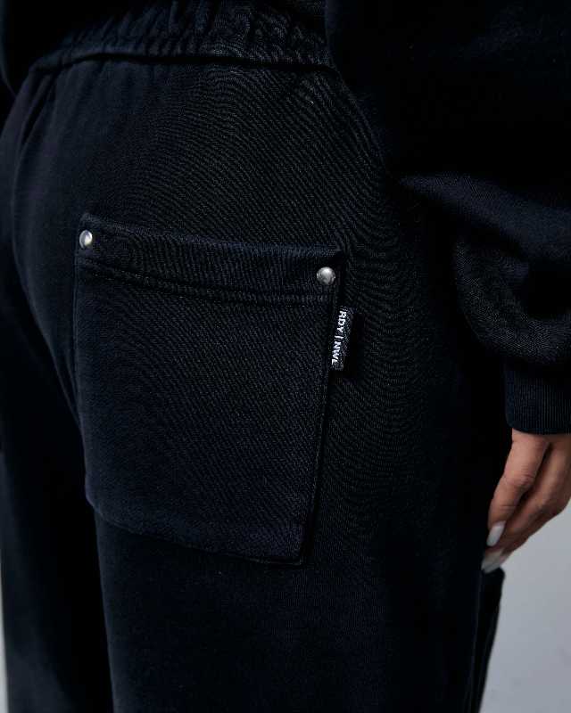 NWL NWL Double Knee Sweat Pant Black Fade - view 7