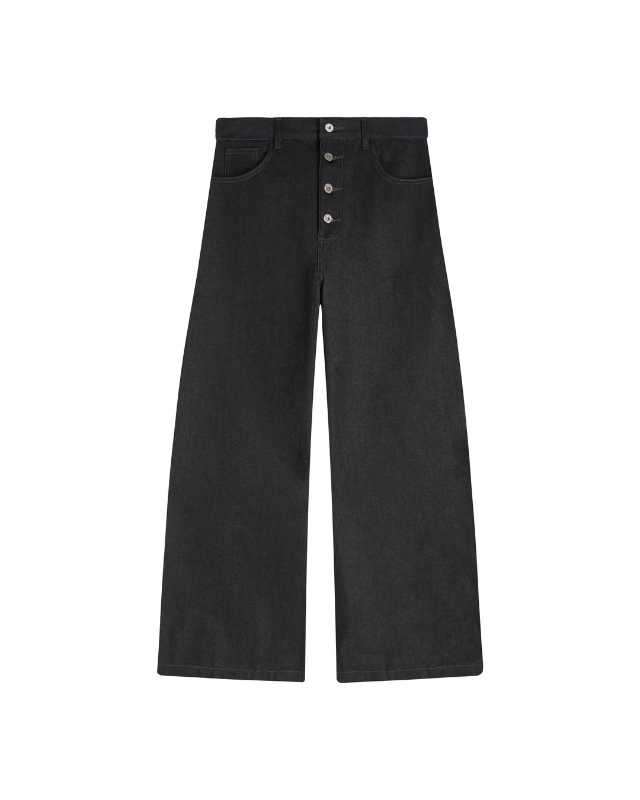 NWL NWL Double Raw Denim Baggy Black - view 3