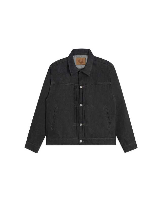 NWL NWL Double Raw Denim Jacket Black - view 3