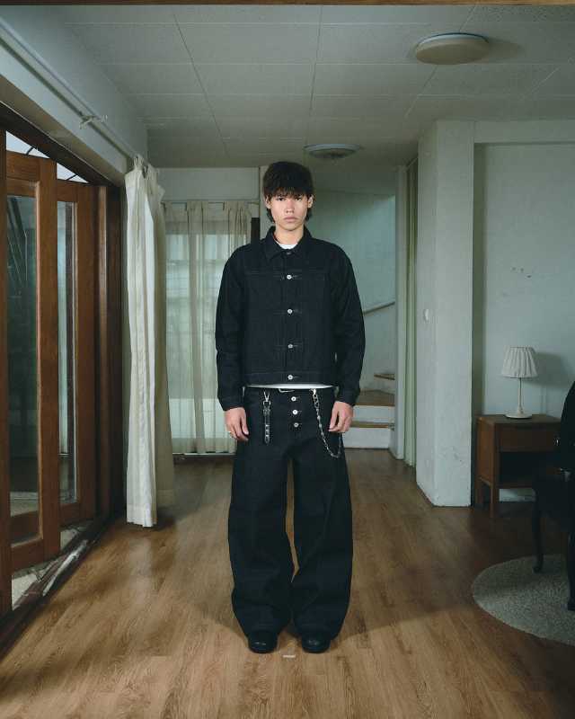 NWL NWL Double Raw Denim Jacket Black - view 7