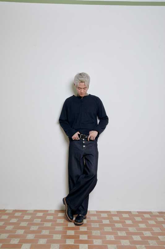 NWL NWL Henley Shirt long Sleeve Waffle Black - view 4