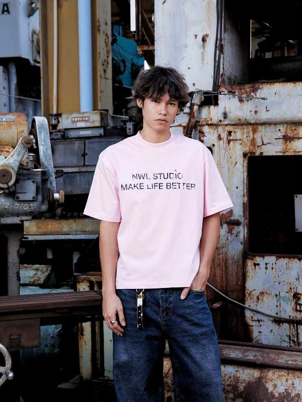 NWL NWL Make Life Better Pink Boxy - view 4