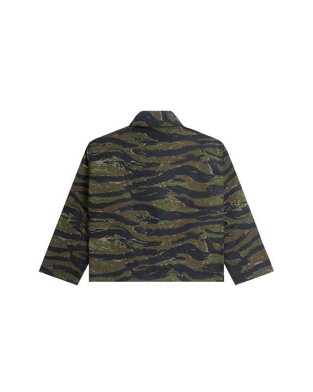 NWL NWL Shawl Collar Field Jacket Camo Green - view 2