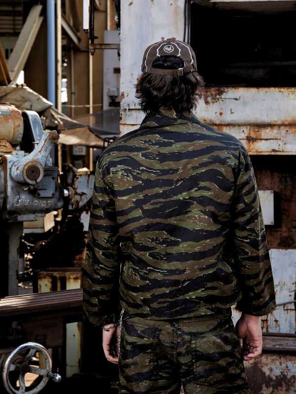 NWL NWL Shawl Collar Field Jacket Camo Green - view 5