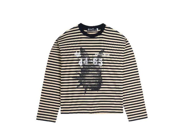 NWL NWL Striped Tee Long Sleeve Yellow Black - view 1