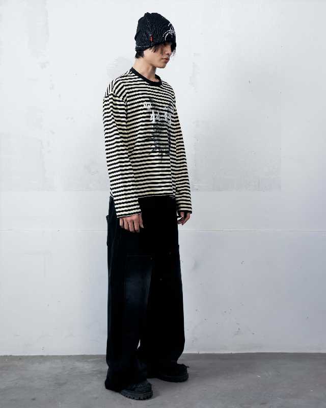 NWL NWL Striped Tee Long Sleeve Yellow Black - view 4