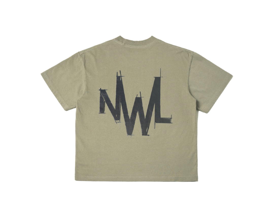 NWL NWL24 Stonewear 06 Boxy T-Shirt Emerald Stone DYED