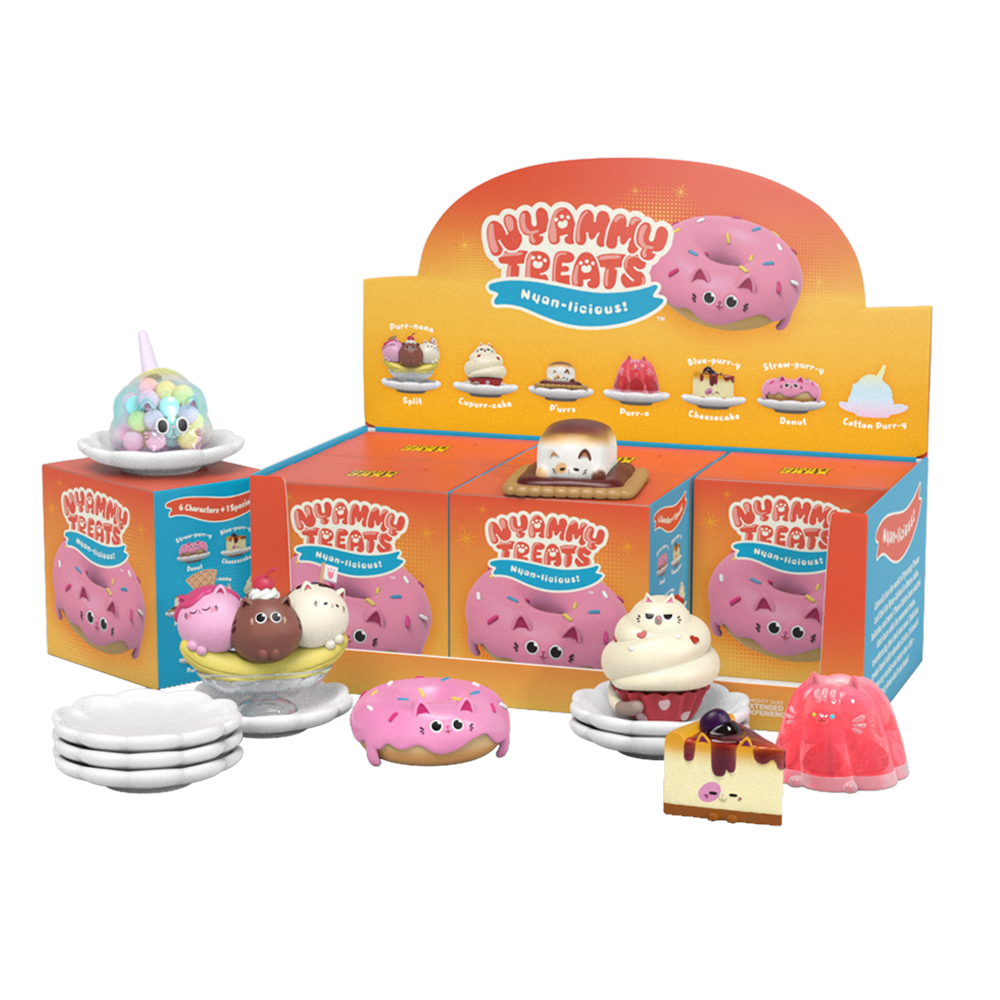 Mighty Jaxx Nyan-licious! by Nyammy Treats Series Blind Box by Mighty Jaxx (1 pc.)