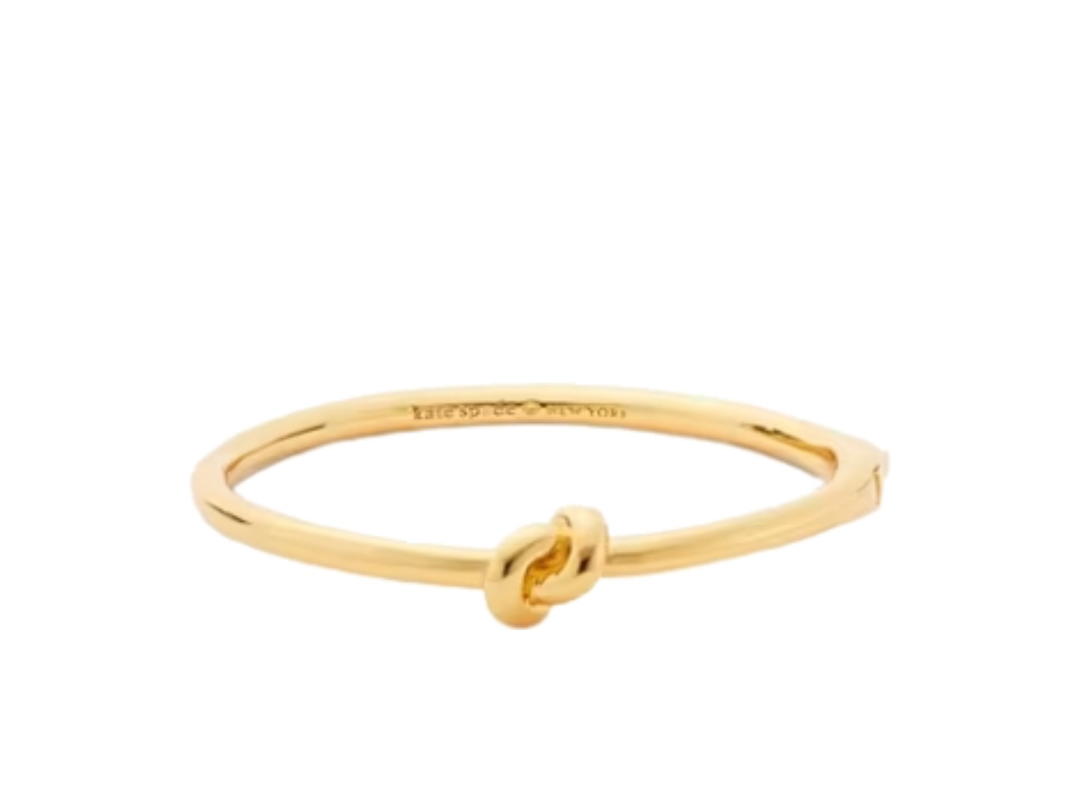 Katespade Katespade Sailor's Knot Hinge Bangle Gold