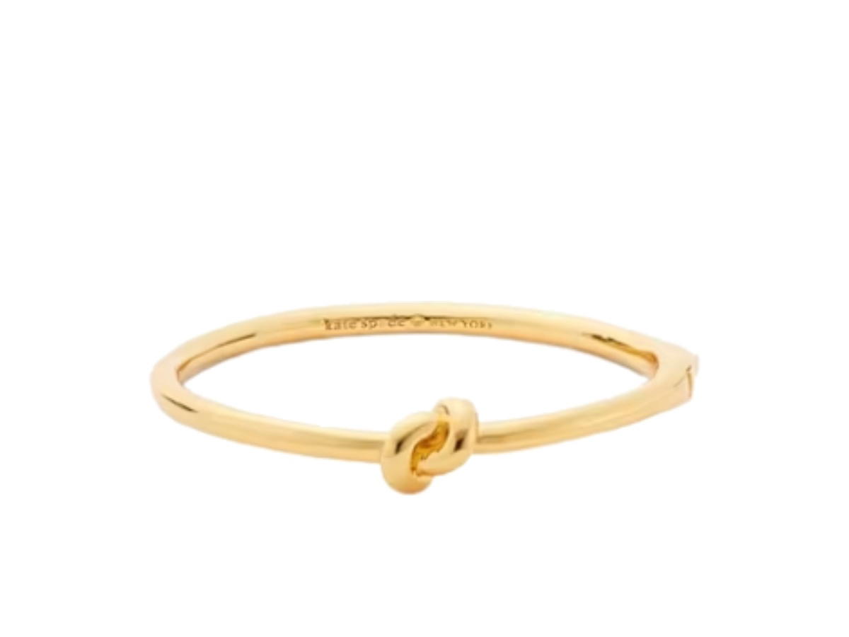 Katespade Katespade Sailor's Knot Hinge Bangle Gold