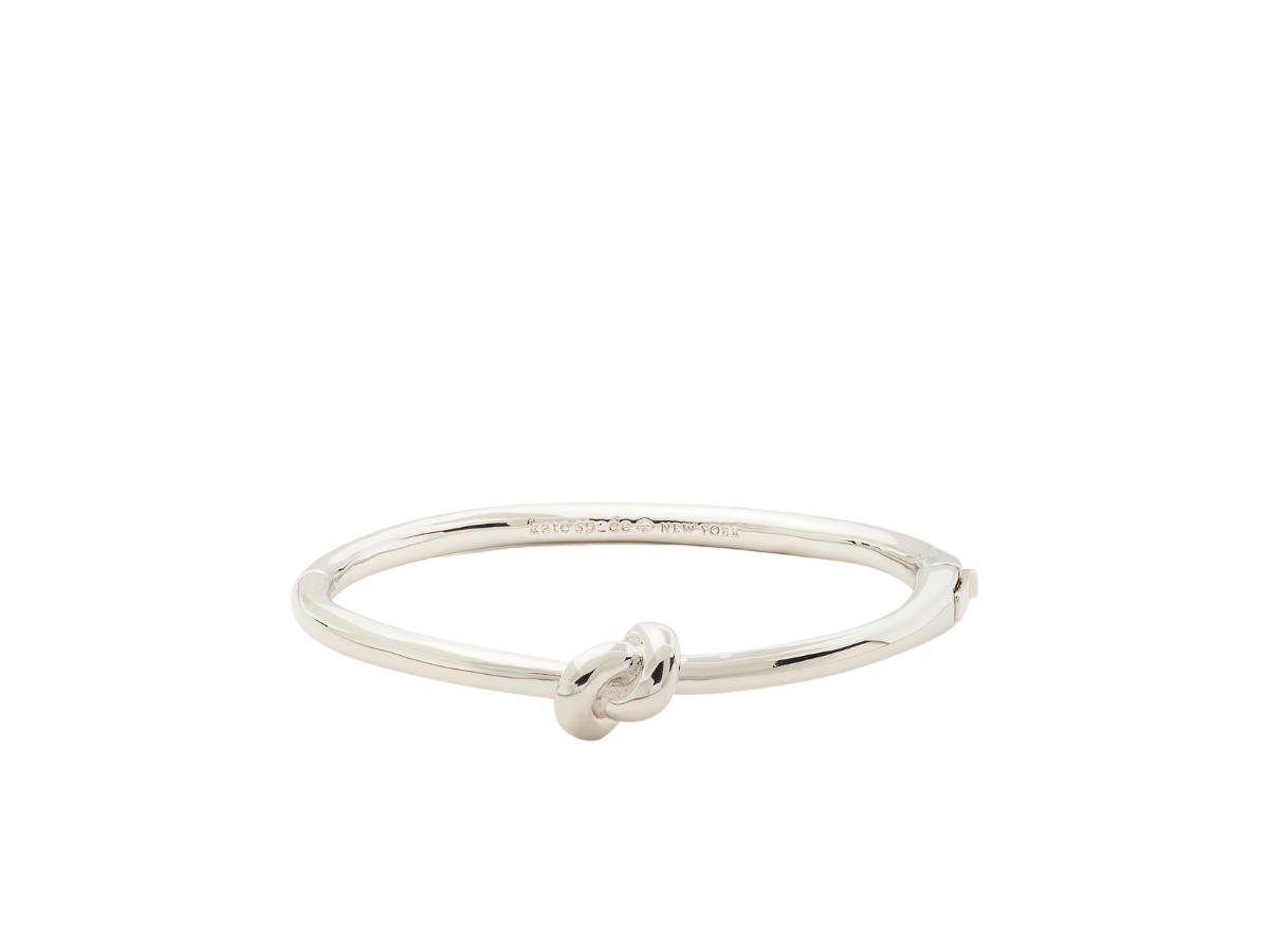 Katespade Katespade Sailor's Knot Hinge Bangle Silver
