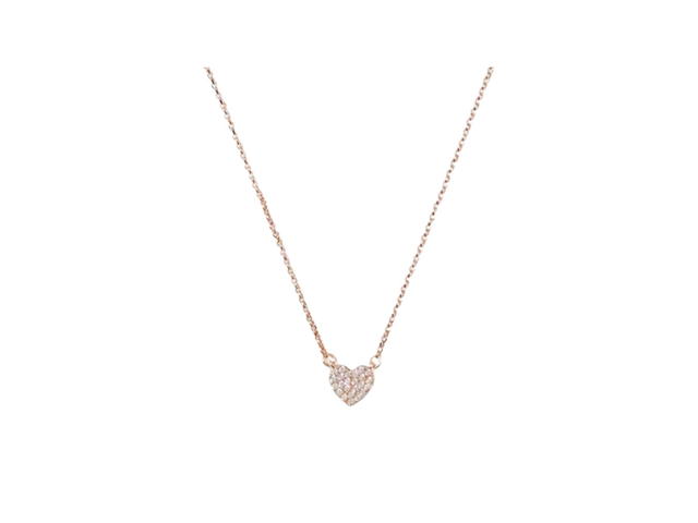Katespade Katespade Yours Truly Pave Heart Mini Pendant Necklace - view 1