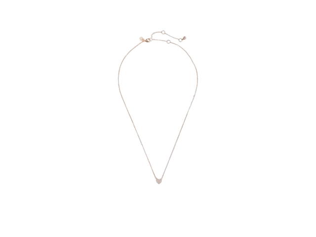 Katespade Katespade Yours Truly Pave Heart Mini Pendant Necklace - view 2