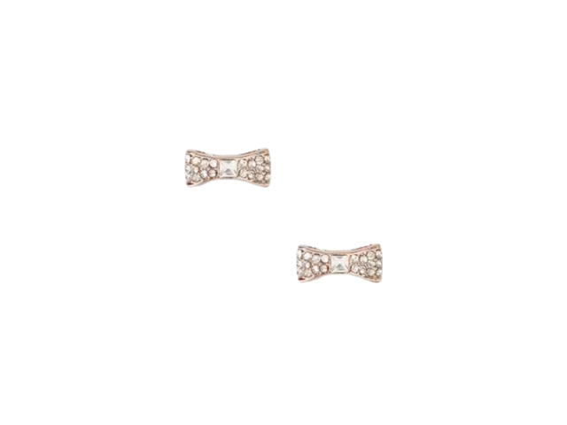 Katespade Katespade Ready Set Bow Pave Bow Studs Rose Gold - view 1