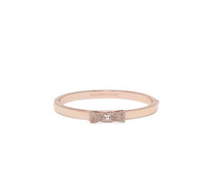Buy Katespade Ready Set Bow Pave Bow Bangle Rose Gold at Sasom – Authentic and Ready to Ship
