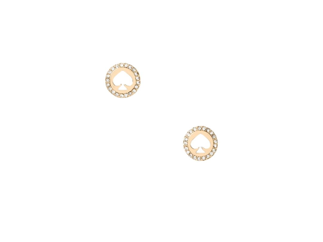 Katespade Katespade Spot The Spade Pave Halo Spade Studs