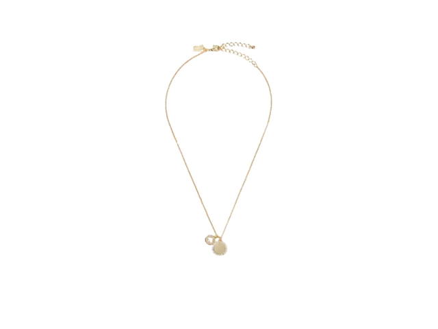 Katespade Katespade Spot The Spade Pave Charm Pendant Necklace Gold - view 2