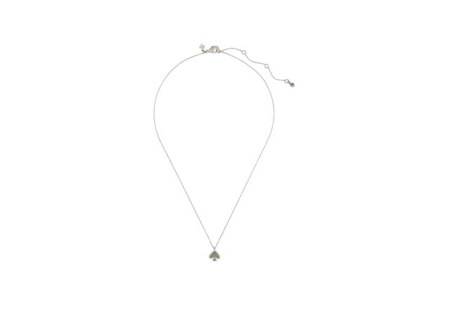 Kate Spade Kate Spade Everyday Spade Enamel Mini Pendant Necklace Sage - view 2