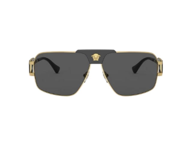Versace Versace Navigator Sunglasses Grey Lens - view 2