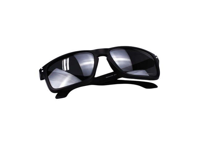 Oakley Oakley Holbrook OO9244-2756-58 In Black Acetate Frame-Silver Logo With Mercury Lenses - view 6