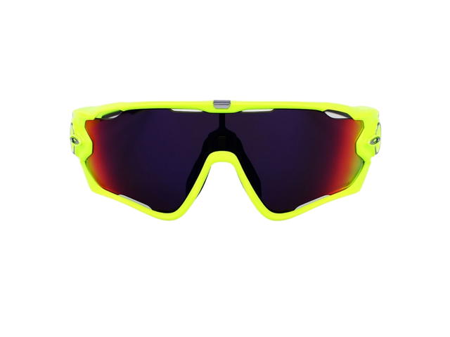 Oakley Oakley Jawbreaker OO9290-2631 In Neon Yellow Frame With Red-Blue Gradient Lenses - view 1