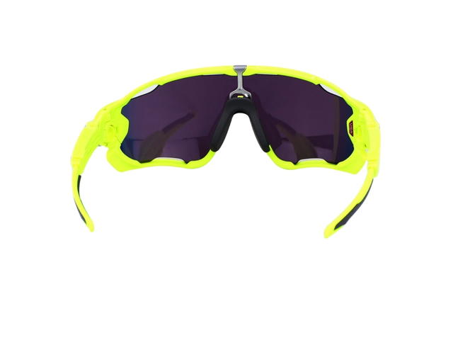 Oakley Oakley Jawbreaker OO9290-2631 In Neon Yellow Frame With Red-Blue Gradient Lenses - view 4