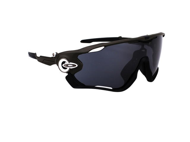 Oakley Oakley Jawbreaker OO9290-7831 In Matte Black-White Frame With Grey Lenses - view 3