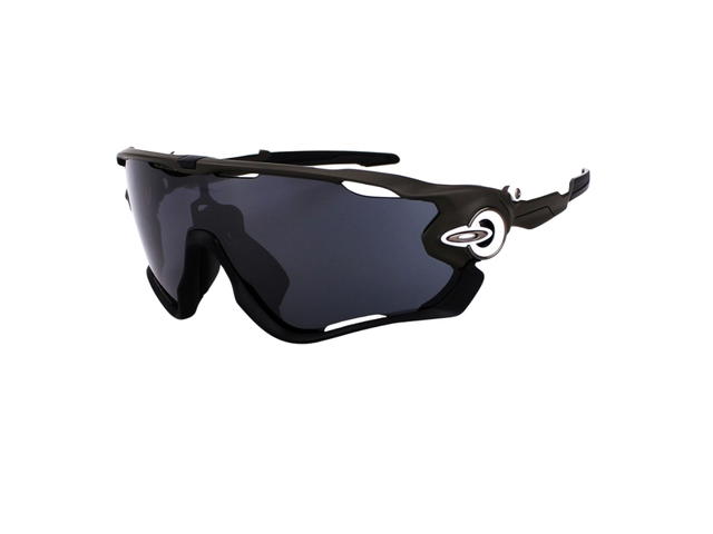 Oakley Oakley Jawbreaker OO9290-7831 In Matte Black-White Frame With Grey Lenses - view 5